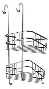 ANDEX Kosz prysznicowy narożny podwójny lewy SANIBELLA chrom 565/L/CC (Chrom)