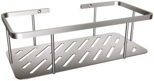 ANDEX Kosz prostokątny NORWEGIAN stal polerowana 490/SG (Stal polerowana)