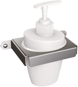 ANDEX Mydelniczka na mydło w płynie TECHNIC stal nierdzewna polerowana 312/SG (Stal polerowana)