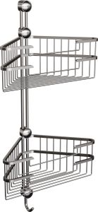 ANDEX Kosz podwójny narożny 073/CC (Chrom)