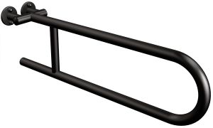 ANDEX Uchwyt półokrągły stały czarny 800/NG/