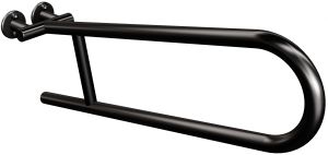 ANDEX Uchwyt półokrągły uchylny czarny 801/NG/