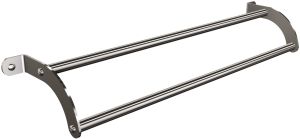 ANDEX Wieszak 2-rurkowy TECHNIC stal nierdzewna polerowana 302/SG (Stal polerowana)