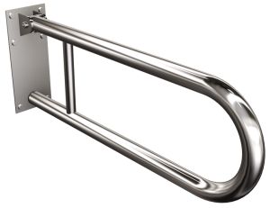 ANDEX Uchwyt półokrągły uchylny z płytą Ø32 828/CC (Chrom)