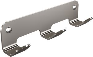 ANDEX Wieszak 3-hakowy TECHNIC stal nierdzewna polerowana 305/SG (Stal polerowana)