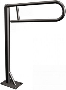 ANDEX Uchwyt podłogowy uchylny czarny 811/NG/