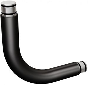 ANDEX Uchwyt łącznikowy kątowy czarny 806/NG/