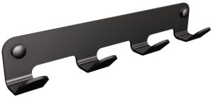 ANDEX Wieszak 4-hakowy TECHNIC czarny 306/NG/