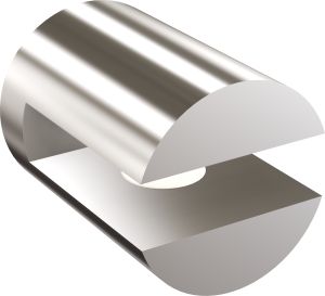 ANDEX Uchwyt do półki 6 mm 550/CC (Chrom)