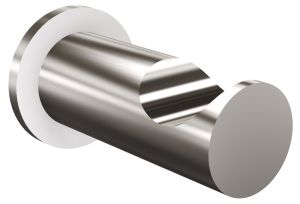 ANDEX Wieszak pojedynczy z rowkiem i podkładką (dł. 6 cm) NORWEGIAN stal polerowana 467/SG (Stal polerowana)