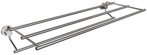 ANDEX Wieszak półka (60 cm) NORWEGIAN stal polerowana 459/SG (Stal polerowana)